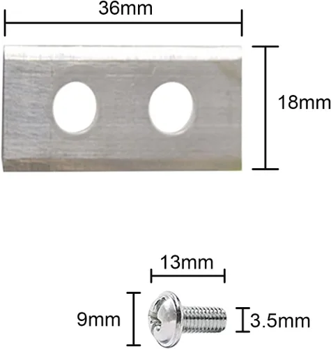 Miniatura 2 de WG794 WA0190 - Cuchilla de corte robótica de repuesto para cortacésped Worx Landroid, 24 unidades Original