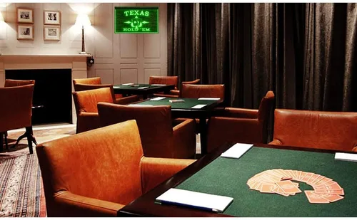 Miniatura 2 de 230097 Texas Hold'em Poker Casino Game Room Man Cave Display LED Light Letrero de neón (12 x 8 pulgadas, 16 colores por control remoto)