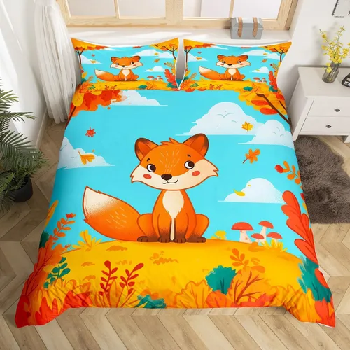 Miniatura 36 de Feelyou - Funda de edredón con estampado de auriculares, juego de ropa de cama con temática musical, patrón geométrico musical, funda de edredón