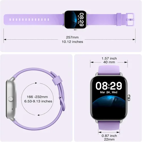 Miniatura 2 de ENOMIR Reloj inteligente para hombres y mujeres, Alexa incorporado con función de llamada y pantalla HD anticaídas de 1.8 pulgadas mejorada 2025