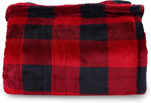 SUNVIVI Manta eléctrica térmica de 50 x 60 pulgadas, manta eléctrica de franela con calefacción, 10 ajustes de calor, 12 horas de apagado