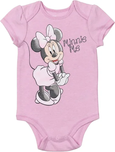 Miniatura 3 de Disney Minnie Mouse - Conjunto de traje de 4 piezas con pantalones y gorro para bebé recién nacido a bebé