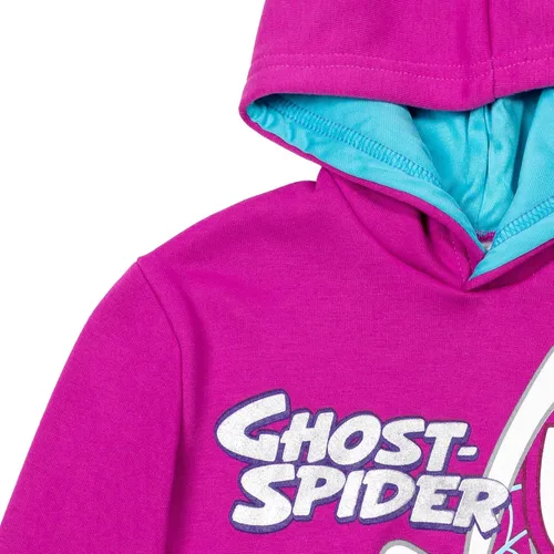 Miniatura 5 de Marvel Spidey and His Amazing Friends Ghost-Spider - Sudadera con capucha para niñas y niños pequeños