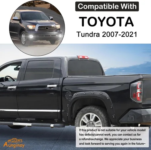 Miniatura 2 de Aunginsy Reemplazo de tapa de tanque de combustible para coche con bloqueo antirrobo Fit Toyot@a Tundra 2007-2021 Tapa de tanque de gas con bloqueo