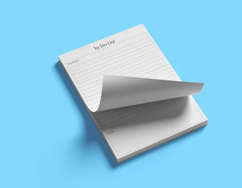 Miniatura 5 de Better Office Products Bloc de notas de lista de tareas pendientes, 8.5 x 11 pulgadas, bloc de notas de planificación, 50 hojas, organizador diario
