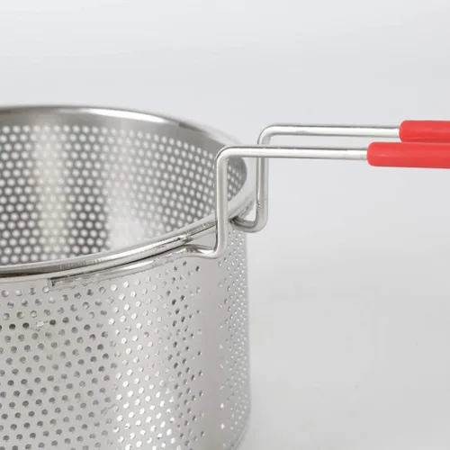 Miniatura 9 de Colador de fideos de acero inoxidable Filtro de alimentos fritos Colador Colador Cuchara Colador Cesta