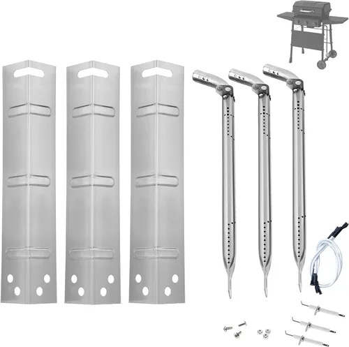 Miniatura 8 de Kit de repuesto para 3 quemadores Walmart Expert Grilll XG10-101-002-02 GBC2016WRS, piezas de repuesto para carpa de calor y quemador de acero