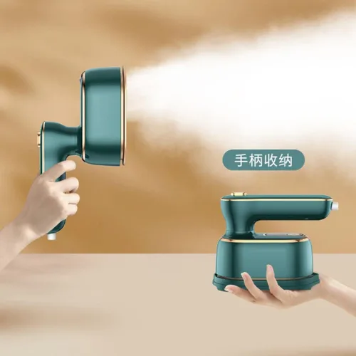 Miniatura 4 de Plancha de vapor portátil para colgar y planchar, plancha eléctrica de mano, mini vaporizador de ropa de vapor plegado para viajes en el hogar