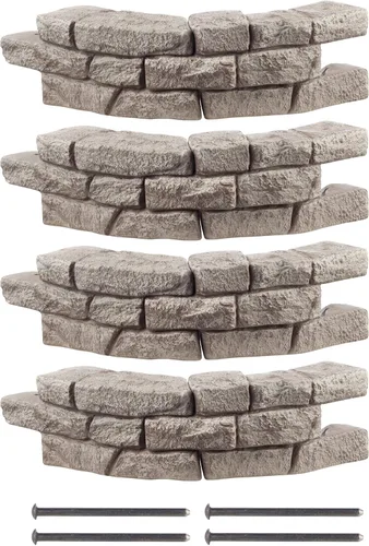 Miniatura 14 de RTS Home Accents Kit de cama de jardín elevada Rock Lock, cuadrado de 48 pulgadas