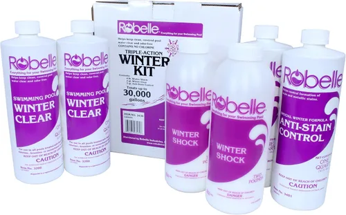 Miniatura 8 de Robelle 3400 kit de productos de limpieza de invierno para albercas.