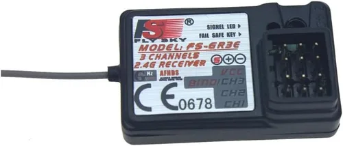 Miniatura 2 de Flysky Receptor FS-GR3E de 3 canales 2.4G con failsafe GT3B GR3C actualizado para RC Car Truck Boat GT3 GT2 Transmisor