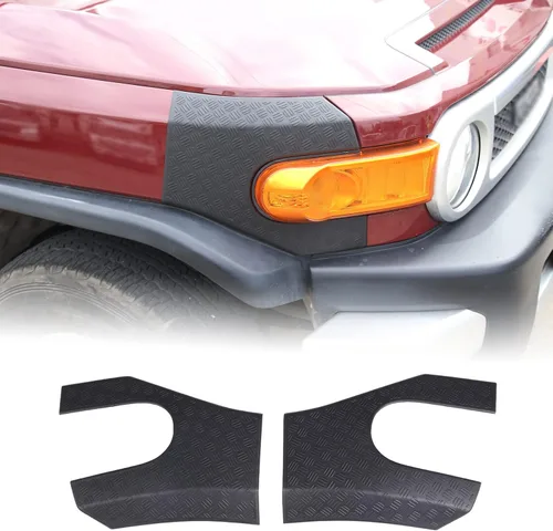 Miniatura 10 de Cubierta exterior para carenado de automóvil, protección de esquina lateral, compatible con Toyot@a FJ Cruiser 2007-2021, parte delantera del pilar