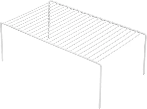 Miniatura 9 de Redrubbit Estante de almacenamiento grande (15.7 x 9.4 pulgadas), juego de 6, inoxidable, minimalista, blanco, acero metálico, 6 estantes, cocina
