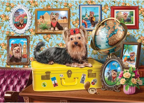 Miniatura 7 de Anatolian Puzzle - Perritos en el dormitorio, rompecabezas de 1000 piezas, #1143