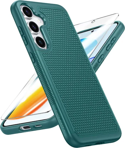 Miniatura 197 de FNTCASE Funda para teléfono Galaxy A14-5G: protección contra caídas de grado militar Samsung A14 5G, probada contra caídas de 14 pies, protector