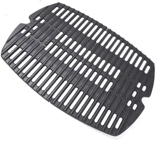 Miniatura 5 de Uniflasy 7644 Rejillas de cocción de hierro fundido para Weber Q100, Q1000, Q120, Q1200, Q1400, 516001, 516002, 50060001, 51010001, 51060001, Baby Q
