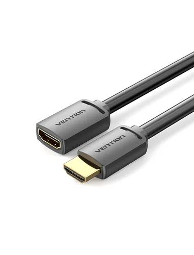 Miniatura 8 de VENTION Cable de extensión HDMI 4K, extensor HDMI de 1.6 pies macho a hembra, cable adaptador de alta velocidad compatible con Roku TV Stick PS5 PS4