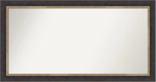 Miniatura 23 de Amanti Art Espejo personalizado, espejo de baño negro Astor, espejo de pared o espejo de tocador de baño sobre el fregadero (25 x 25 pulgadas)