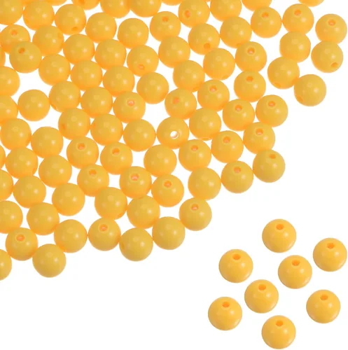 Miniatura 6 de HARFINGTON 1700 cuentas redondas acrílicas de 0.315 pulgadas (0.315 in), cuentas sueltas de burbujas para manualidades, colores dulces surtidos