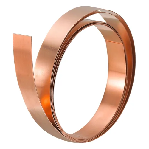 Miniatura 22 de uxcell Rollo de hoja de cobre, placa 3,280.8 ft m x 131.2 ft m x 0.2 ft m de la hoja del metal