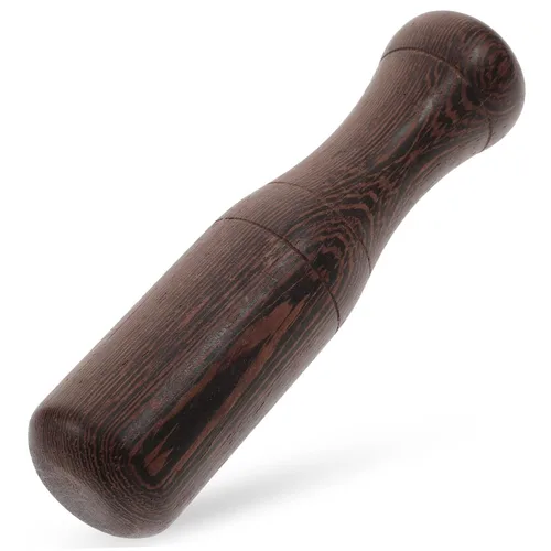 GLEAVI Maja de ajo de madera de wengué de pollo, barra de molienda de madera de 6.88 pulgadas para condimentos de cocina, salsas, medicina y purés