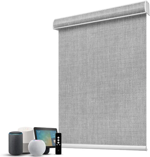 Miniatura 44 de SmartWings Persianas Motorizadas con Filtro de Luz, Compatible con Matter Thread Homekit Z-Wave Alexa Google, Persianas con 70% de Opacidad Safari