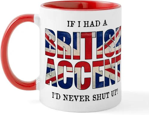 Miniatura 22 de CafePress British American Translations Taza de café de cerámica (11 oz)