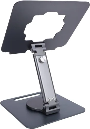 Miniatura 3 de Tyenaza Aluminum Alloy Tablet Stand Rotating Foldable Adjustable Desktop Phone Tablet Holder Hollow Out Heat Dissipation for Live Streaming Drawing