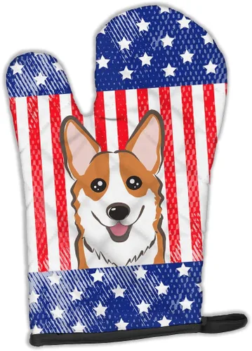 Miniatura 173 de Caroline's Treasures BB4020OVMT Dog House Collection Border Collie - Guante de horno grueso resistente al calor para sartenes calientes y horno