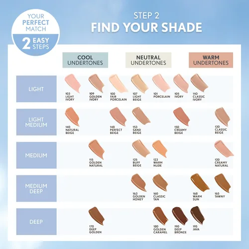 Miniatura 7 de COVERGIRL Maquillaje de base invisible limpio, acabado natural rocío y brillante, cobertura para construir, aspecto suave como la piel, vegano