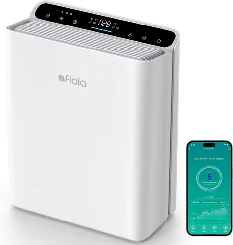 Purificador de aire para el hogar, dormitorio, habitación grande de hasta 2000 pies cuadrados, aplicación inteligente y control de voz con sensor de