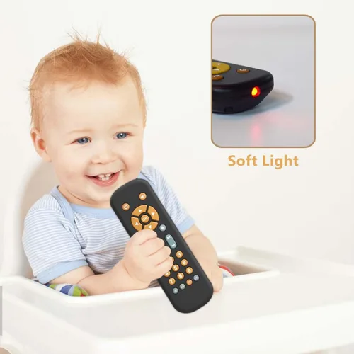 Miniatura 3 de Baby TV - Juguete de control remoto con luz y sonido realistas Baby TV Remote Control Toy with Music - English, French and Spanish 3 Language for