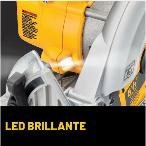 Miniatura 7 de DEWALT Sierra circular inalámbrica sin escobillas de 20 V MAX* 6-1/2 pulgadas, solo herramienta (DCS565B)