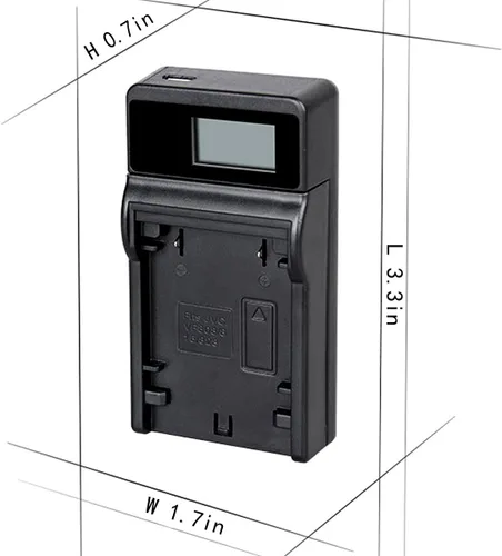 Miniatura 5 de Cargador de batería micro USB LCD para Canon PowerShot SX240HS SX270HS SX260HS SX280HS SX510HS SX520HS SX530HS SX540HS SX600HS SX610HS SX700HS