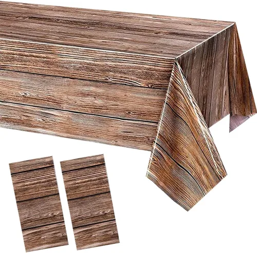 Miniatura 14 de Eid al-Fitr - Juego de 2 manteles de plástico para mesa, para barbacoa, picnic, fiesta, mantel azul, 54 x 108 pulgadas