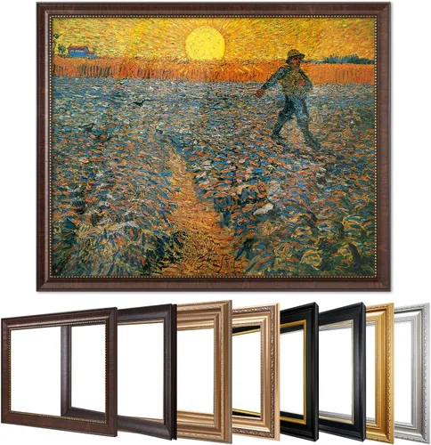 Miniatura 36 de DECORARTS - Serie de pinturas enmarcadas de Vincent Van Gogh (favoritos) – impresión giclée de arte en lienzo.