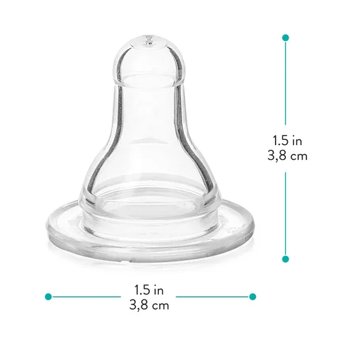 Miniatura 3 de Evenflo Pezones de silicona Classic Fast Flow 4 ea, transparentes