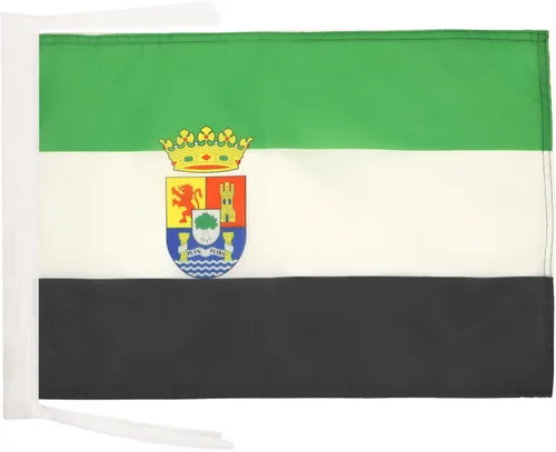Miniatura 1053 de Bandera de México AZ FLAG, 45.7 x 30.5 cm, con cordones - Pequeñas banderas mexicanas de 30 x 45 cm - Bandera de 45.7 x 30.5 cm