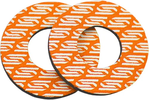 SCAR Grip Donuts MX y ATV - Puños de manillar Donut - Dirt Bike, Quad, Bicicleta - Cojines de agarre únicos Naranja
