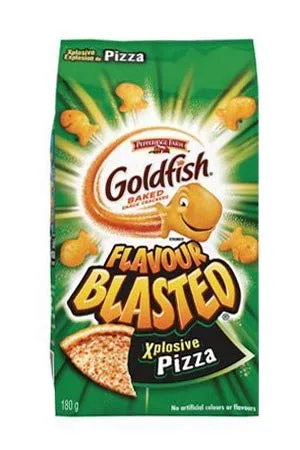 Miniatura 2 de Paquete de 3 bolsas de Goldfish con varios sabores (2 cupcakes de vainilla + 1 pizza Xplosive)