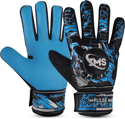 Guantes de portero prémium para jóvenes, palma de látex de calidad y mano trasera, agarre superior, absorción de impactos, comodidad y durabilidad