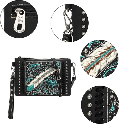 Miniatura 6 de Montana West Bolso bandolera occidental para mujer bolso de hombro