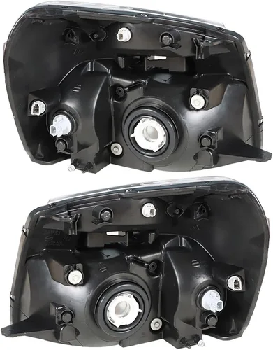 Miniatura 3 de WFLNHB Conjunto de faros delanteros 15888058 15888059 Reemplazo para Equinox 2005-2009 Par de faros delanteros de proyector lado izquierdo y derecho