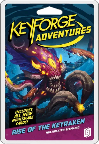 Ghost Galaxy Keyforge Adventures Rise of The Keyraken - Juego de cartas | Estrategia con modo solo y cooperativo para mayores de 14 años de 1 a 3