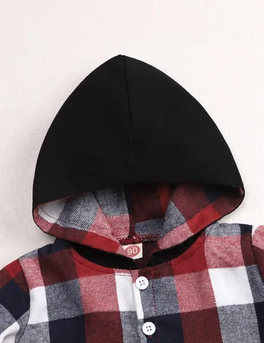 Miniatura 24 de Conjunto de ropa para bebés y niños pequeños, camisa con capucha y pantalones deportivos para otoño e invierno
