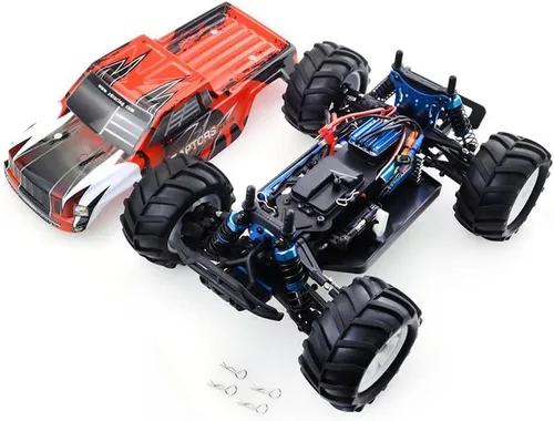 Miniatura 6 de Coche de control remoto RTR a escala 1/16 para adultos, máximo 40 Km/h Autos RC rápidos con motor sin escobillas, camión RC todoterreno de carreras