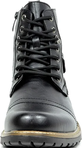 Miniatura 5 de Bruno Marc Men's Motorcycle Combat Boots Zipper Biker Boot