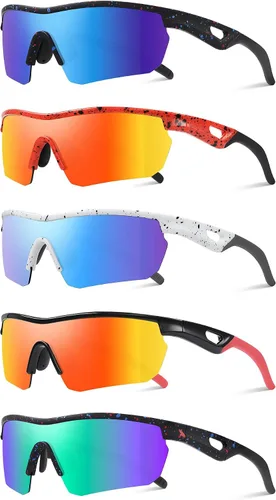 Miniatura 27 de Kids Sunglasses Youth Baseball Sunglasses for Boys Girls 3-12 Polarized Softball Sports Goggles UV Protection