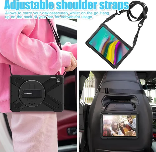 Miniatura 6 de BRAECNstock Para Samsung Galaxy Tab S5e Funda 10.5 Pulgadas 2019 (SM-T720/T725/T727) Con Protector De Pantalla Soporte De Lápiz Soporte