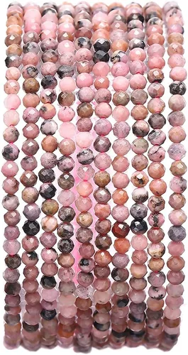 Miniatura 51 de BEADIA Cuentas Facetadas de Piedra Natural Amazonita Rondelle 3x4mm Cuentas Semipreciosas Sueltas para Hacer Joyas 38cm